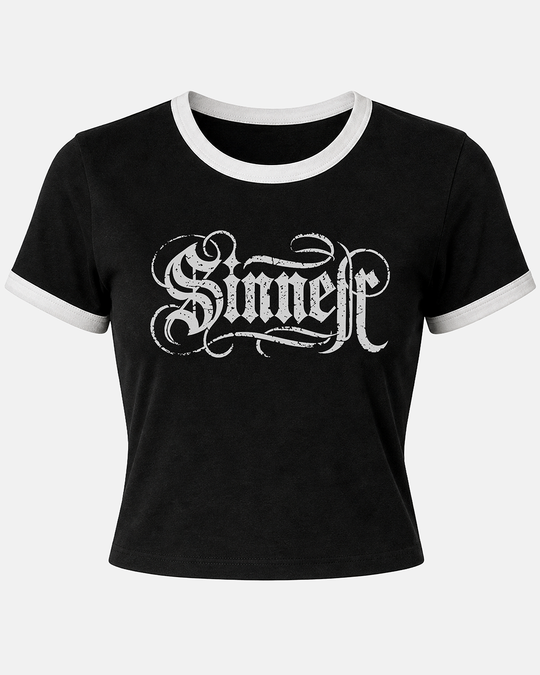 Sinner Women's Ringer Baby Tee
