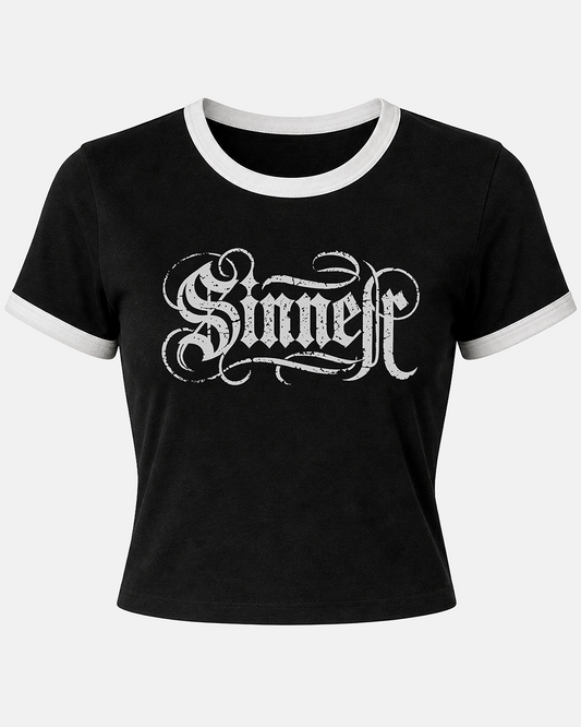 Sinner Women's Ringer Baby Tee