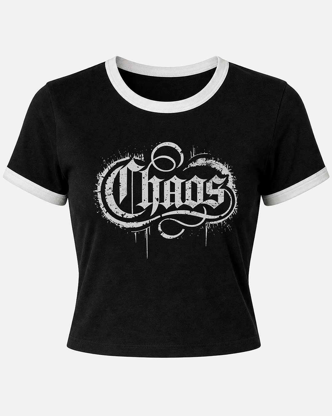 Chaos Women's Ringer Baby Tee