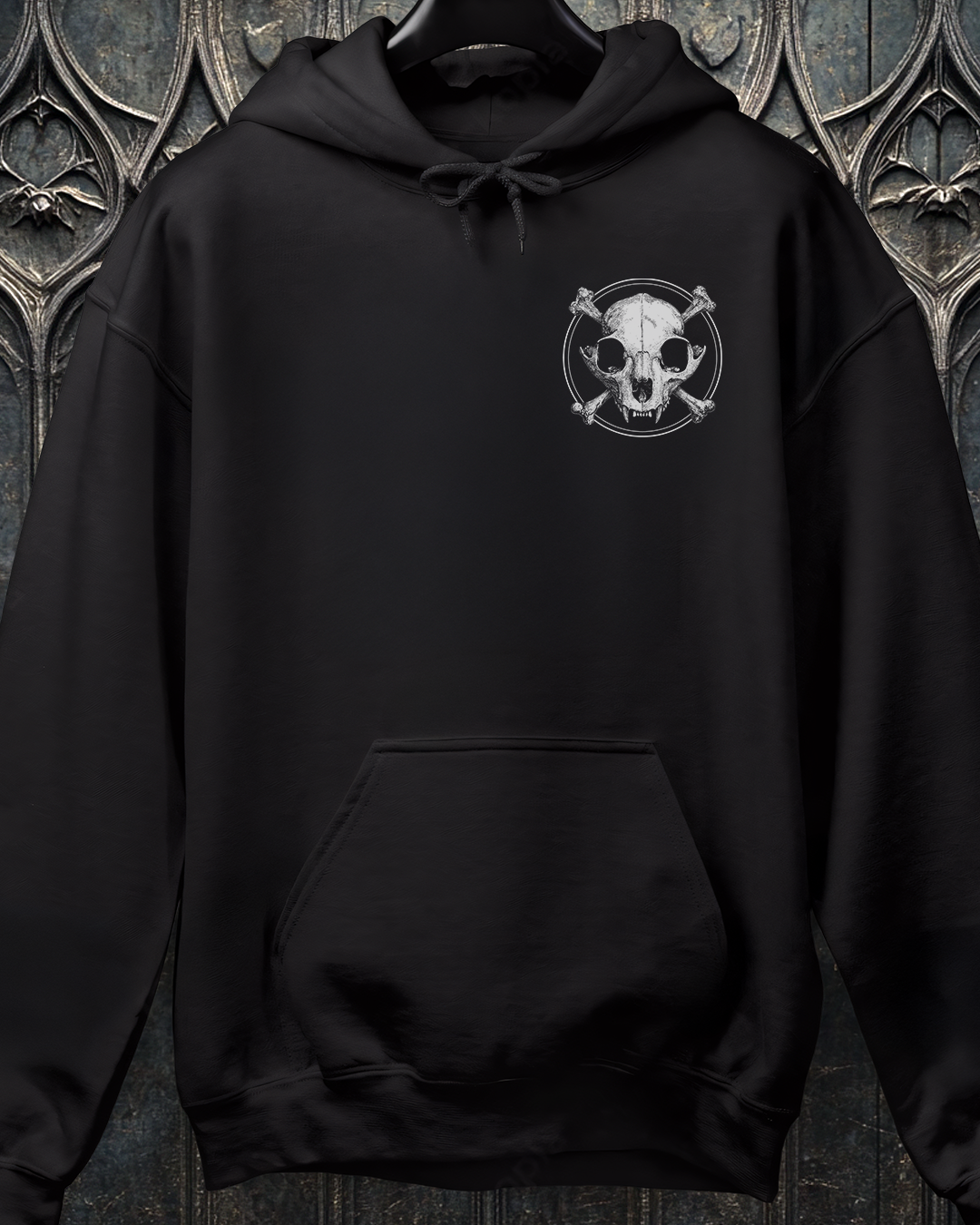 A Skull But It's Cats Hoodie (2 Sided)