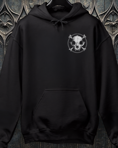 A Skull But It's Cats Hoodie (2 Sided)