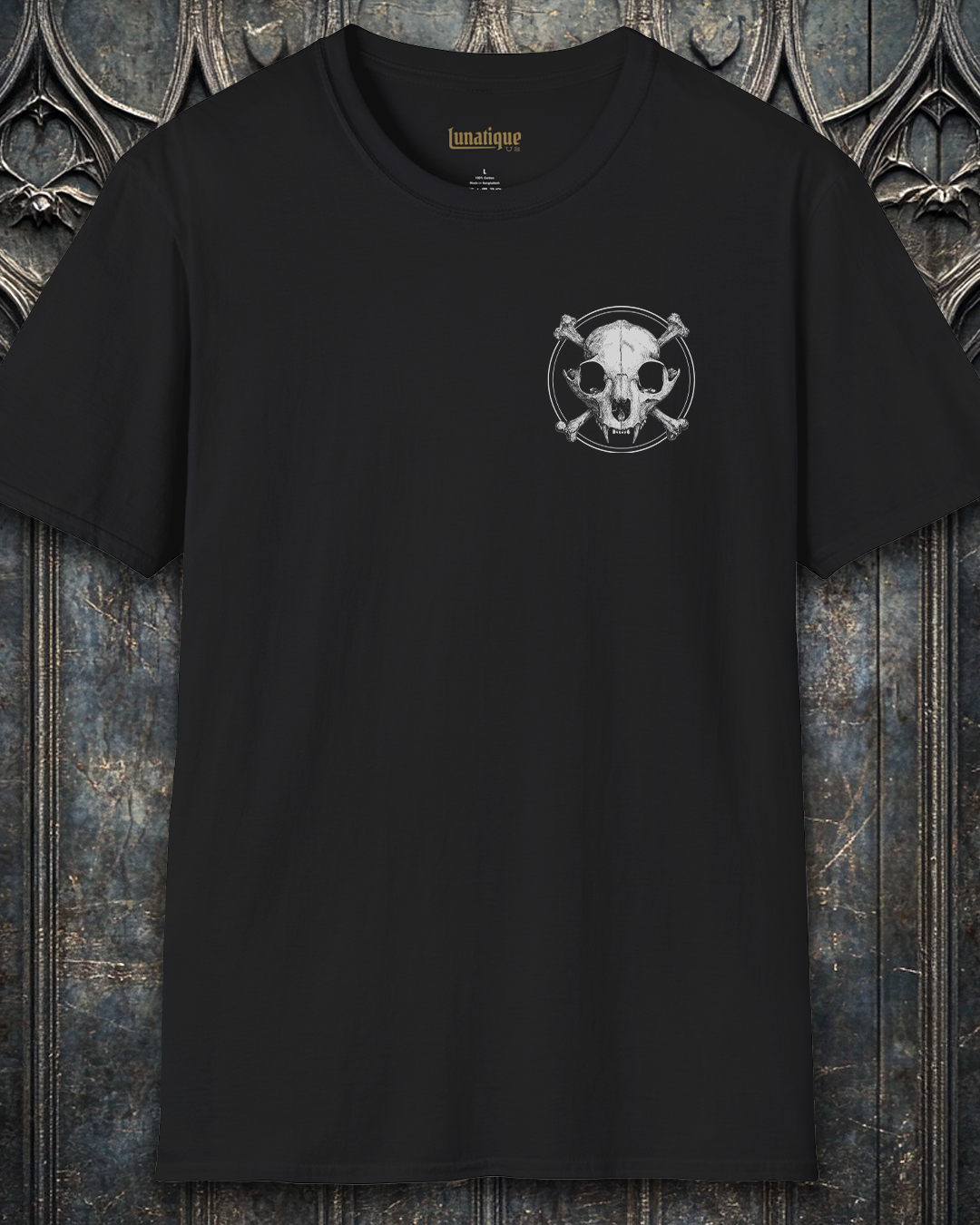 A Skull But It's Cats 2 Sided T-Shirt