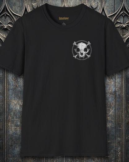 A Skull But It's Cats 2 Sided T-Shirt