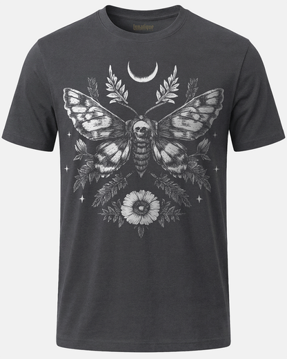 Death’s Head Moth Floral T-Shirt