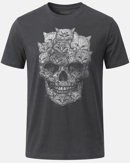 A Skull But It's Cats T-Shirt