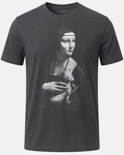 Lady With Ermine by Leonardo da Vinci T-Shirt