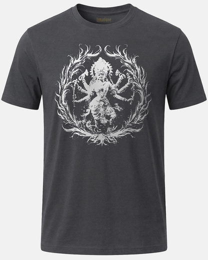 Goddess Kali Distressed with laurel T-Shirt