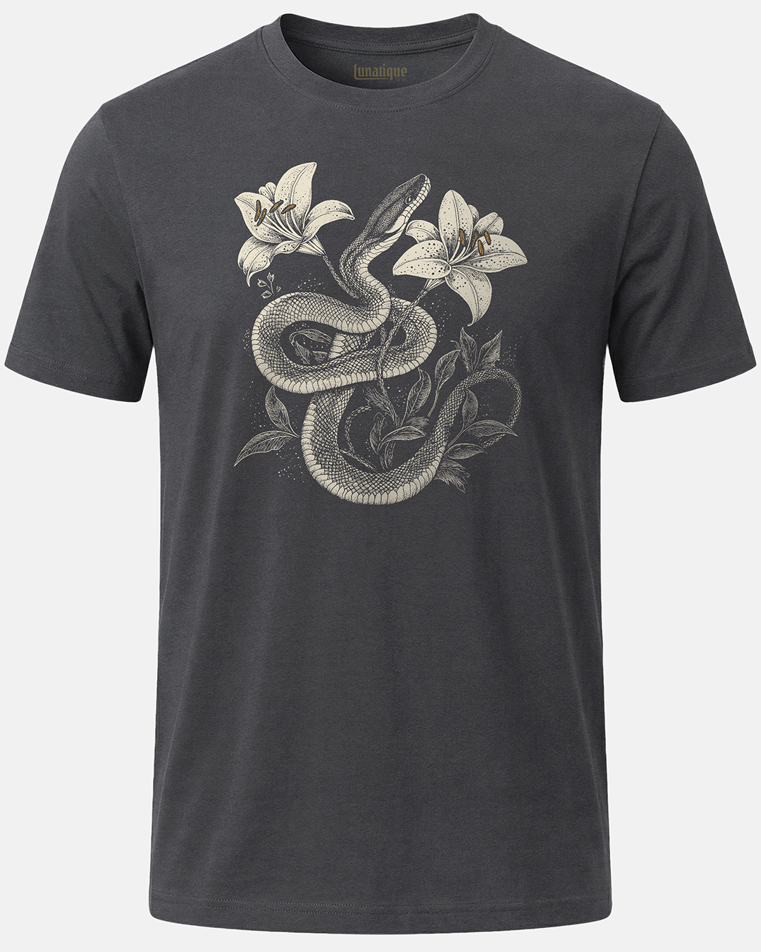 Snake With Lilies T-Shirt