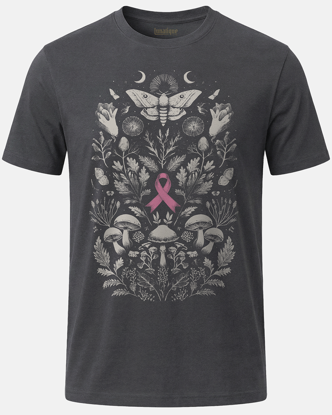 Pink and Gray Cottagecore T-Shirt