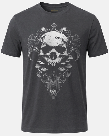 Skull with Mushrooms T-Shirt