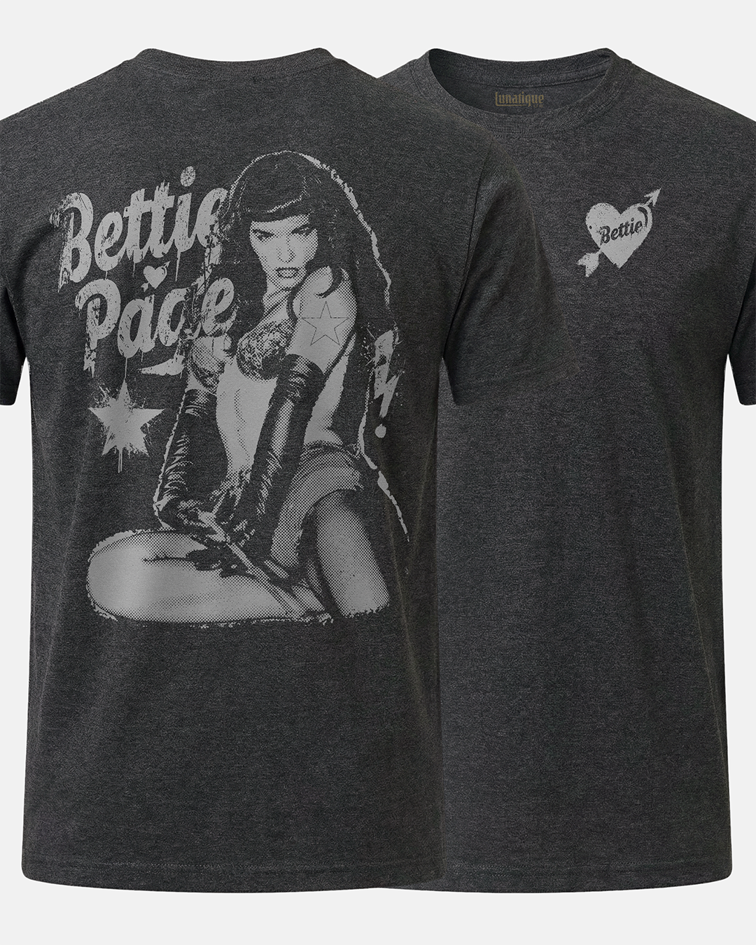 Bettie Page 2 Sided T-Shirt