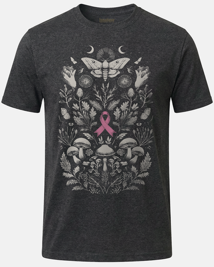 Pink and Gray Cottagecore T-Shirt