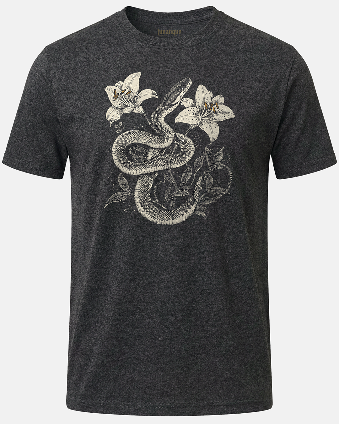 Snake With Lilies T-Shirt