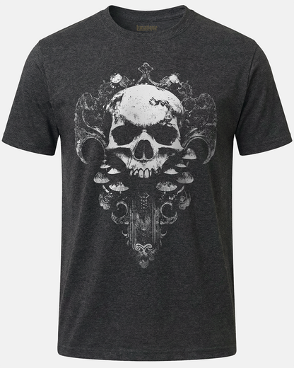 Skull with Mushrooms T-Shirt