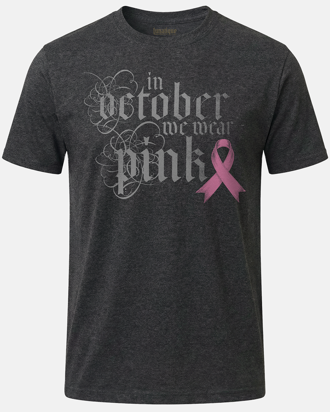 Pink October Text Version T-Shirt