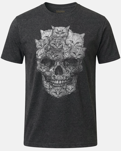 A Skull But It's Cats T-Shirt