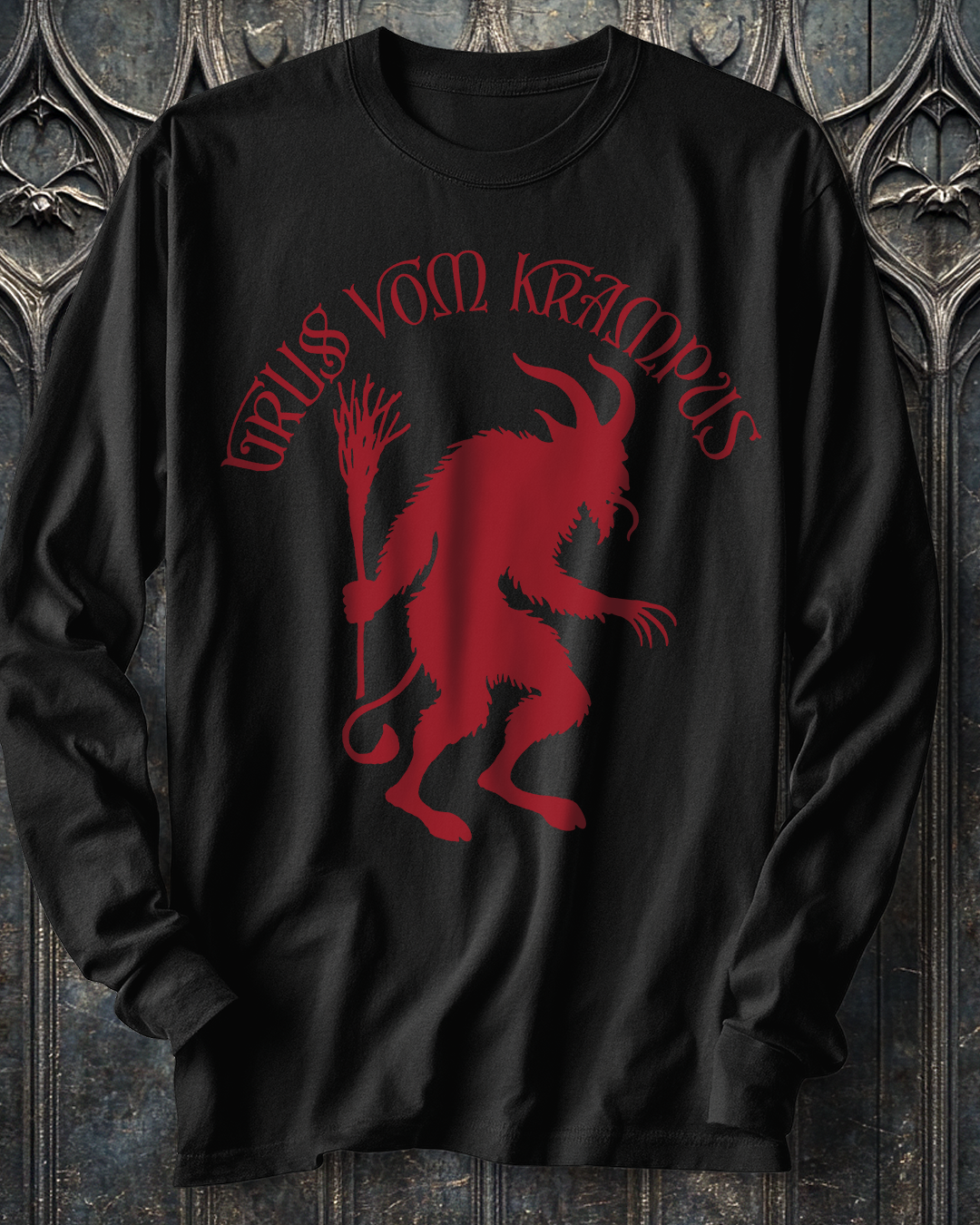 Greetings from Krampus Long Sleeve T-Shirt