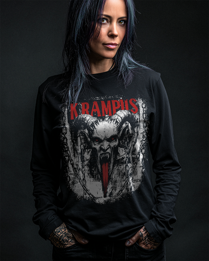 Krampus in Chains Long Sleeve T-Shirt