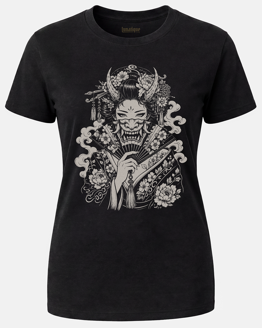 Geisha/Hannya Women's Cut T‑Shirt