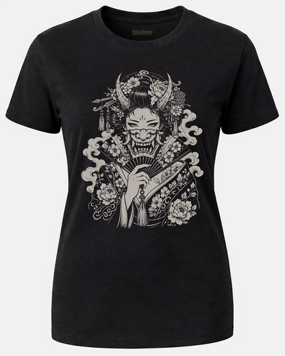 Geisha/Hannya Women's Cut T‑Shirt