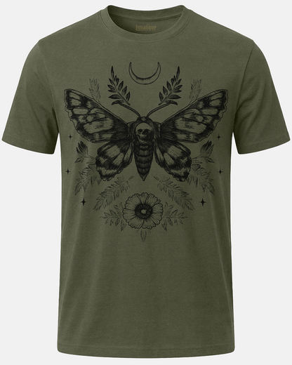 Death’s Head Moth Floral T-Shirt