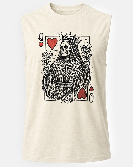 Queen of Hearts Unisex Muscle Tank