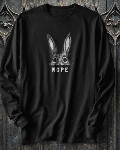 Nope Bunny Long Sleeve T-Shirt