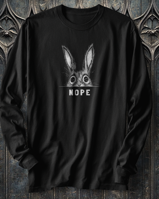 Nope Bunny Long Sleeve T-Shirt