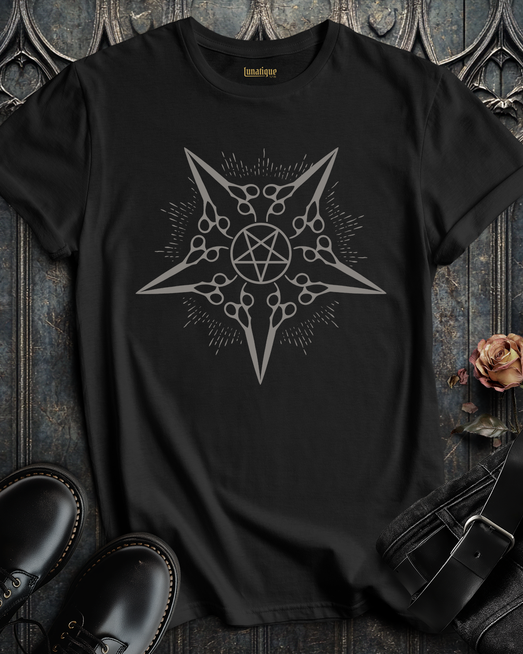 Pentacle of Scissors T-Shirt