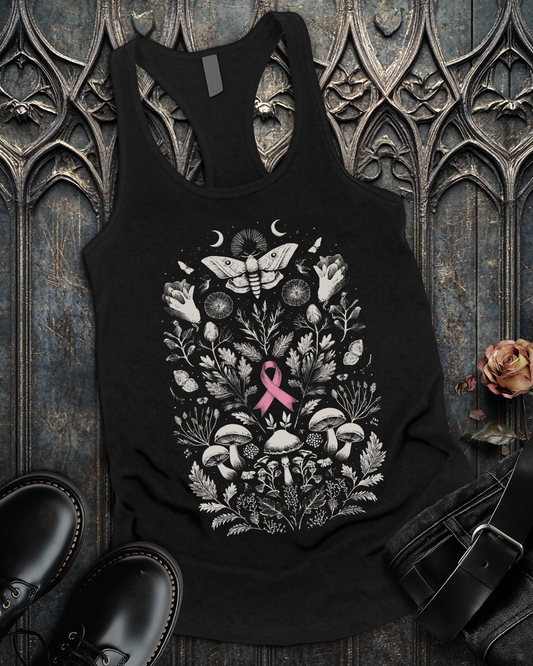 Pink and Gray Cottagecore Tank