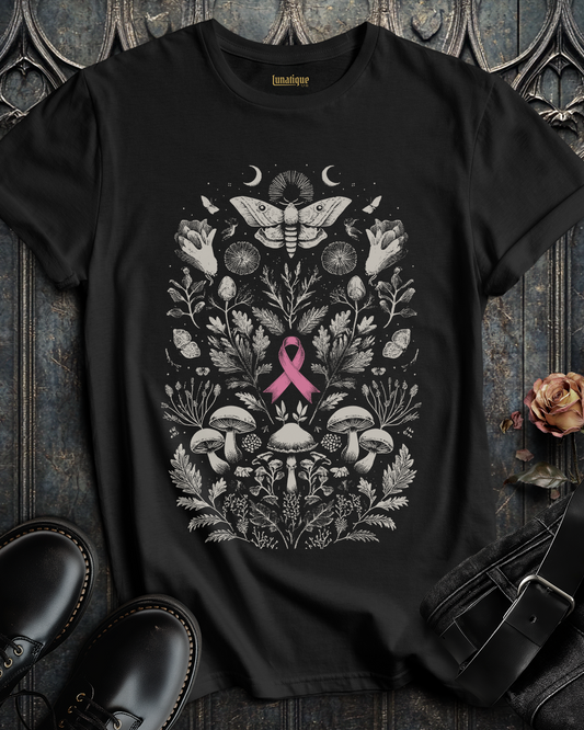 Pink and Gray Cottagecore T-Shirt