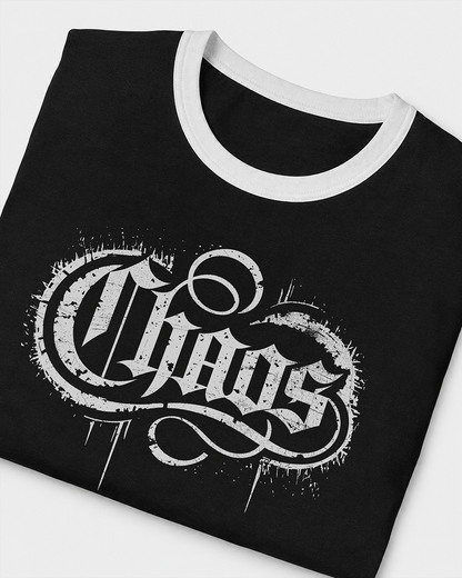 Chaos Women's Ringer Baby Tee