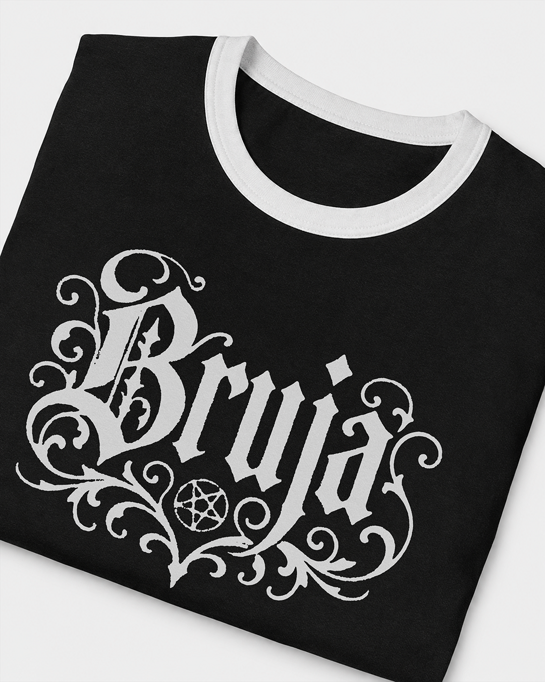 Bruja Women's Ringer Baby Tee