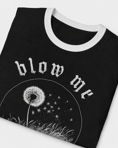 Blow Me Women's Ringer Baby Tee