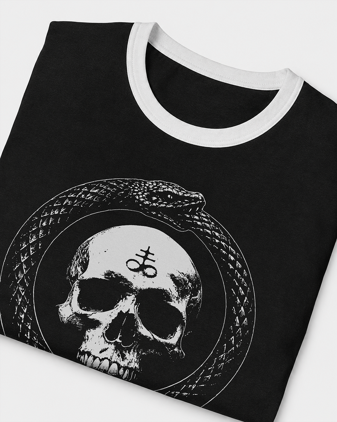 Ouroboros Women's Ringer Baby Tee