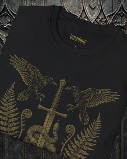 Sword Serpent and Ravens T-Shirt