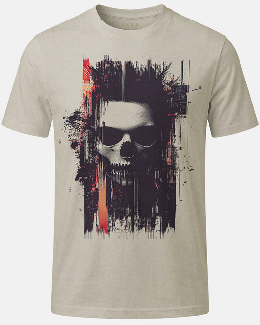 Distressed Skull on Sand T-Shirt