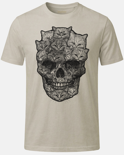 A Skull But It's Cats T-Shirt