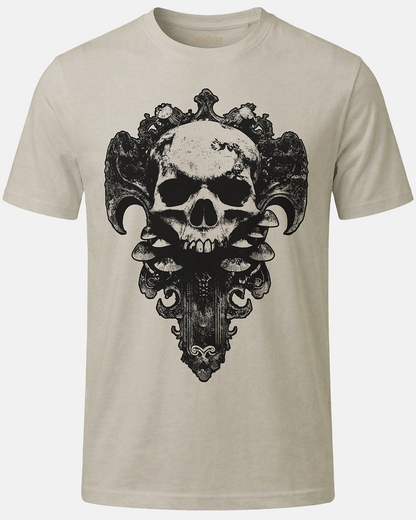 Skull with Mushrooms T-Shirt