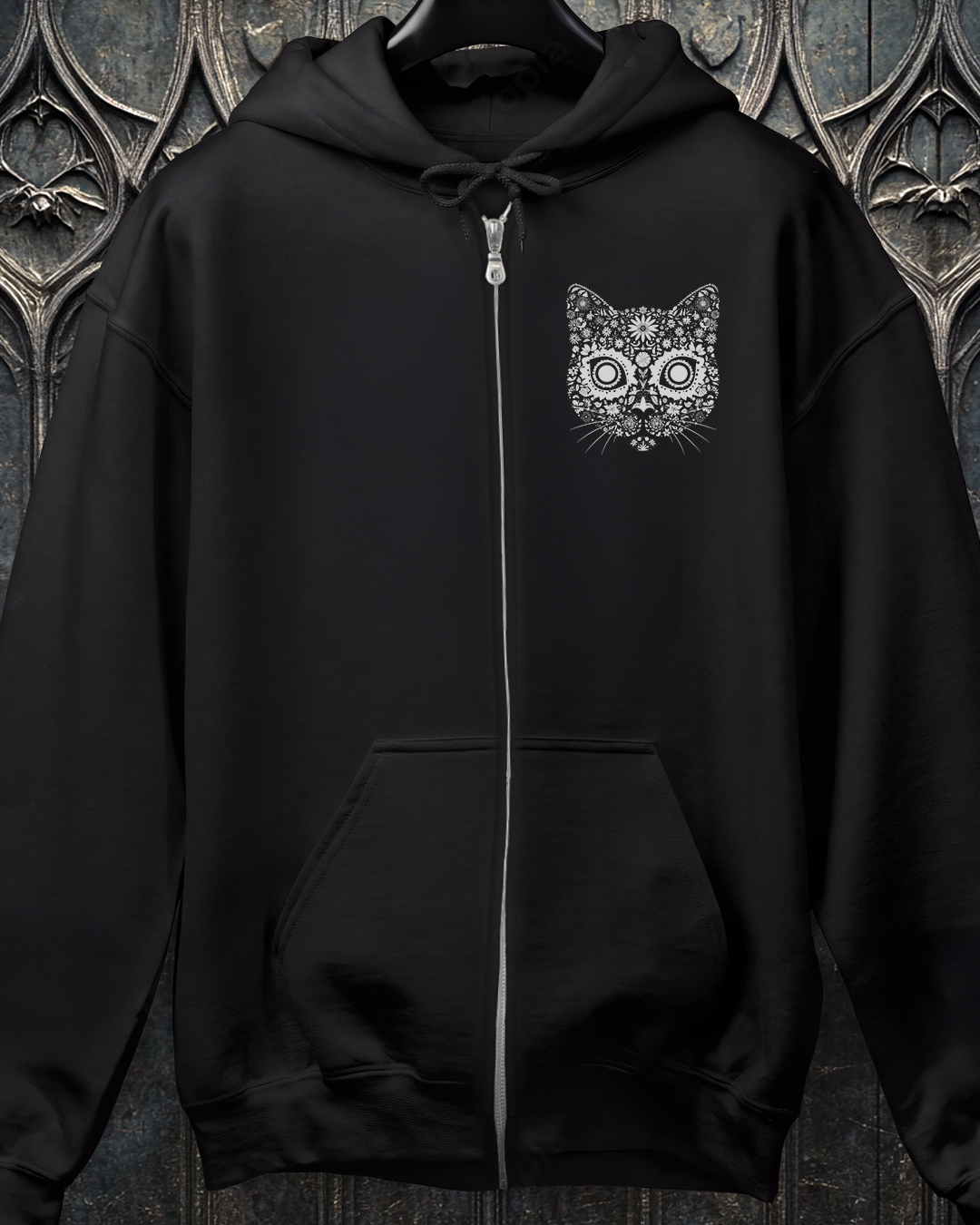 Sugar Cat Zip-Up Hoodie (2 Sided)