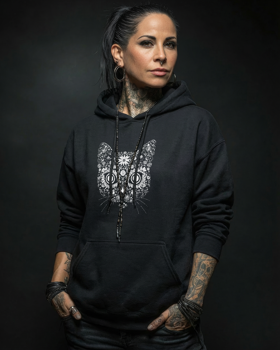 Sugar Cat Hoodie (Front Only)