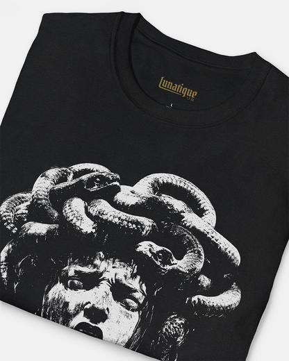 Medusa In Stone Screaming T-Shirt