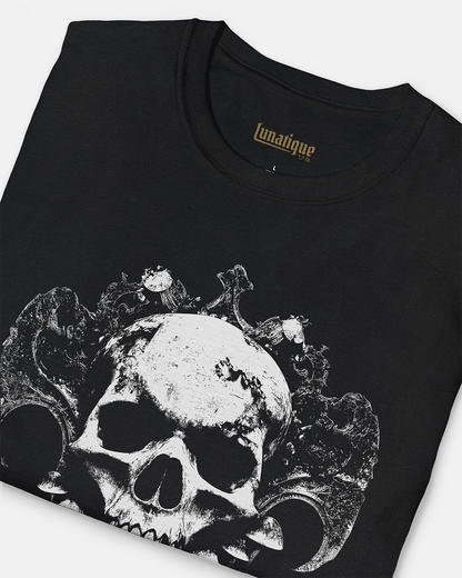 Skull with Mushrooms T-Shirt
