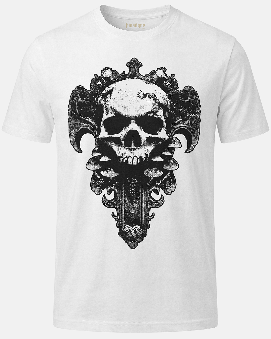 Skull with Mushrooms T-Shirt