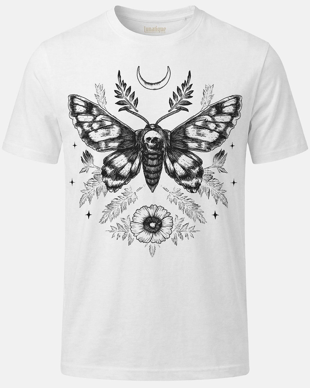 Death’s Head Moth Floral T-Shirt