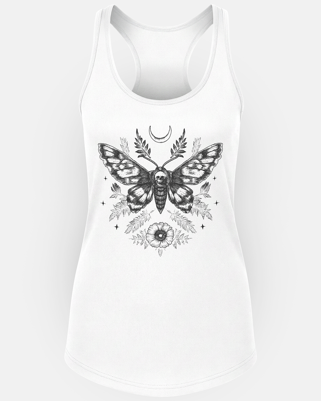 Death’s Head Moth Floral Woman's Tank