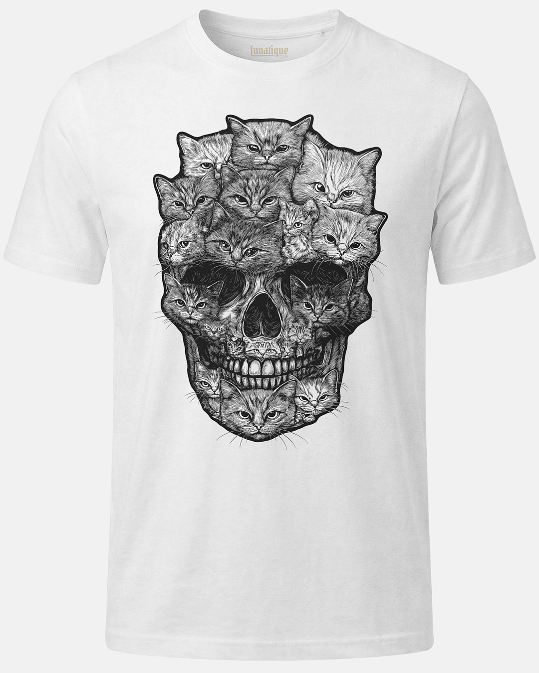 A Skull But It's Cats T-Shirt
