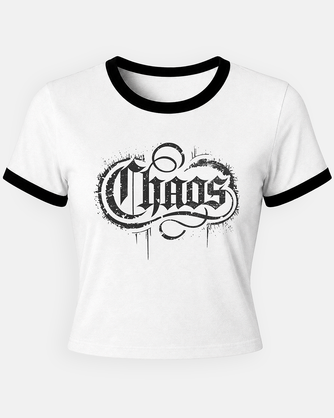 Chaos Women's Ringer Baby Tee