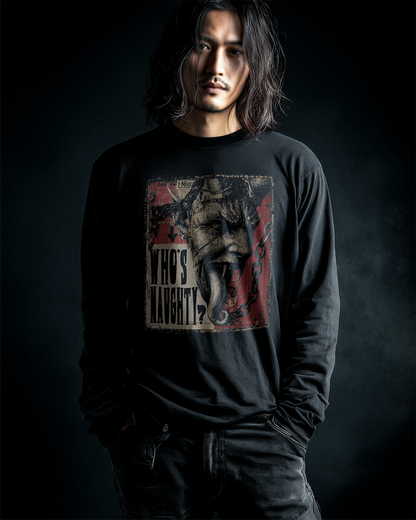 Who's Naughty? Long Sleeve T-Shirt