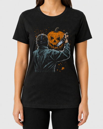 Slash-o-Lantern (Color Version) Women's Cut T‑Shirt